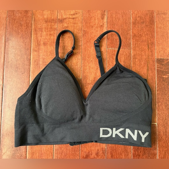 DKNY Elegant Black Bralette ~ Black - Picture 1 of 4